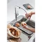 Crosswater - Cucina Ninety Side Lever Kitchen Mixer with Pull Out Spray - Chrome - NT719DC Standard Large Image