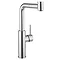 Crosswater - Cucina Ninety Side Lever Kitchen Mixer with Pull Out Spray - Chrome - NT719DC Large Image