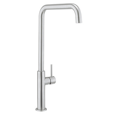 Crosswater - Cucina Ninety Tall Side Lever Kitchen Mixer - Stainless Steel - NT712DS Profile Large Image