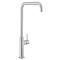 Crosswater - Cucina Ninety Tall Side Lever Kitchen Mixer - Stainless Steel - NT712DS Large Image