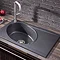 Crosswater - Cucina Tube Single Bowl Kitchen Sink with Drainer - KS_TU8050RB Profile Large Image