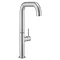 Crosswater - Cucina Tube Tall Side Lever Kitchen Mixer - Stainless Steel - TU715DS Large Image