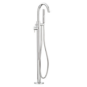 Crosswater - Design Floor Mounted Freestanding Bath Shower Mixer - DE416FC Large Image