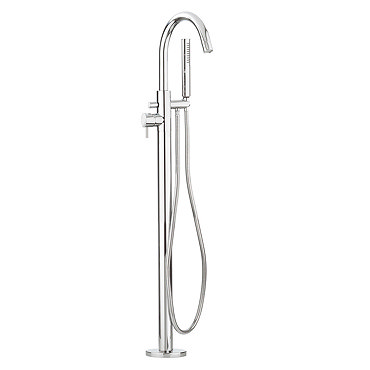 Crosswater - Design Floor Mounted Freestanding Bath Shower Mixer - DE416FC  Profile Large Image