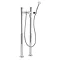 Crosswater - Design Floor Mounted Freestanding Bath Shower Mixer - DE422DC-AA002FC Large Image