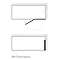 Crosswater Design+ Matt Black Double Folding Bath Screen Profile Large Image