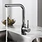 Crosswater Design Side Lever Kitchen Mixer - DE717DC Profile Large Image