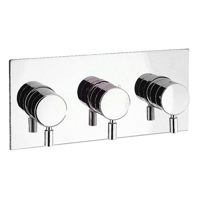 Crosswater - Design Triple Concealed Thermostatic Shower Valve - DE2001RC Large Image