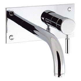 Crosswater - Design Wall Mounted 2 Hole Set Basin Mixer - DE121WNC Large Image