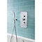 Crosswater - Dial Belgravia 2 Control Shower Valve with Handset, Fixed Head & Arm Feature Large Ima