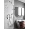 Crosswater Dial Central 2 Control Shower Valve with 3 Mode Handset, Reflex Head & Arm Standard Larg