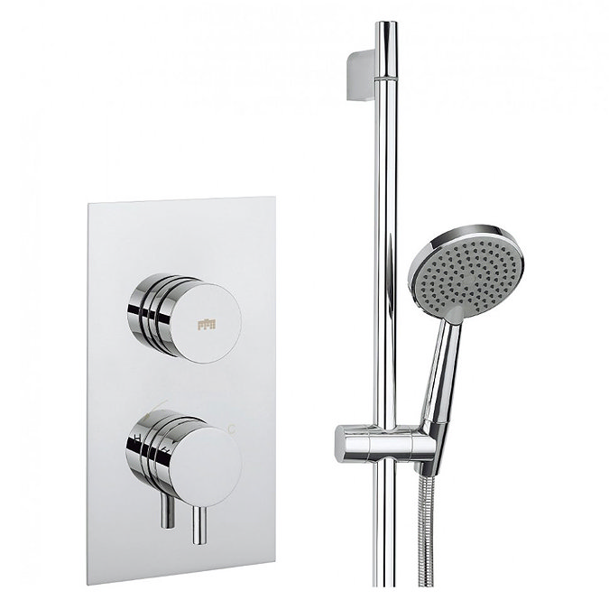 Crosswater - Dial Kai Lever 1 Control Shower Valve with 3 Mode Shower Kit Large Image