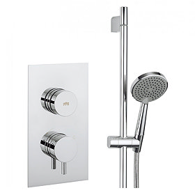 Crosswater - Dial Kai Lever 1 Control Shower Valve with 3 Mode Shower Kit Large Image