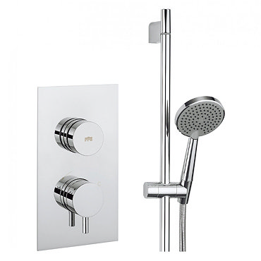 Crosswater - Dial Kai Lever 1 Control Shower Valve with 3 Mode Shower Kit Profile Large Image