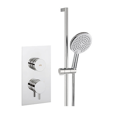 Crosswater Dial Kai Lever 1 Control Shower Valve with Pier Shower Kit  Profile Large Image
