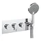 Crosswater - Dial Kai Lever 2 Control Shower Valve with 3 Mode Handset Large Image