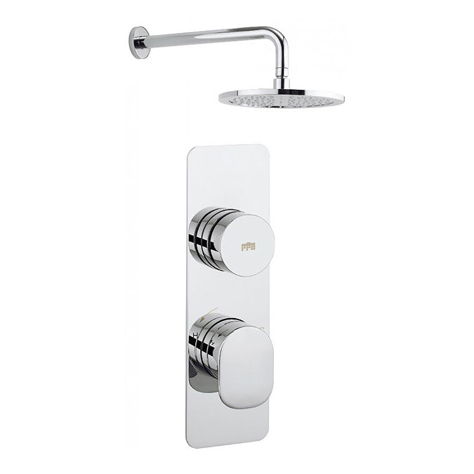 Crosswater - Dial Pier 1 Control Shower Valve with Fixed Head & Arm Large Image