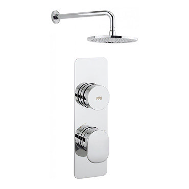 Crosswater - Dial Pier 1 Control Shower Valve with Fixed Head & Arm Profile Large Image