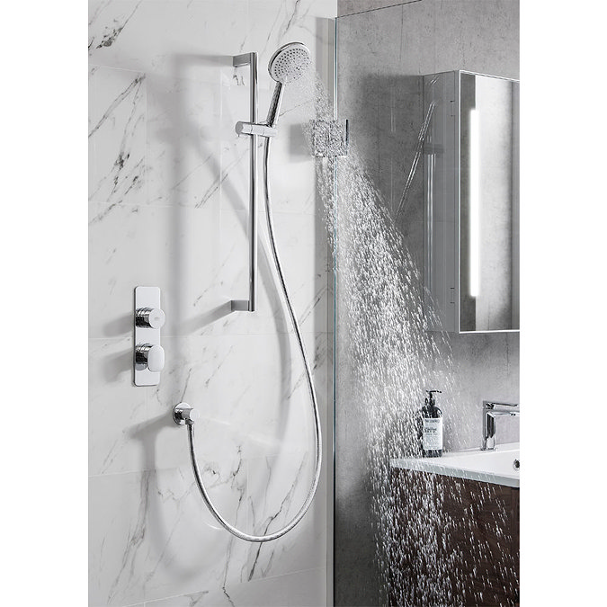Crosswater Dial Pier 1 Control Shower Valve with Pier Shower Kit Feature Large Image