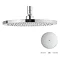 Crosswater Digital Atom Duo Shower with Slide Rail Shower Kit and Ceiling Mounted Fixed Showerhead a