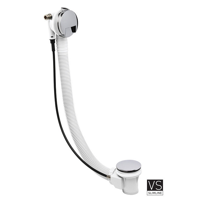 Crosswater Digital Carrera Elite Bath with Bath Filler Waste & Fixed Showerhead - 2 x Colour Options