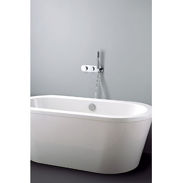 Crosswater Digital Cayman Duo Bath with Bath Filler Waste and Shower Handset Profile Large Image