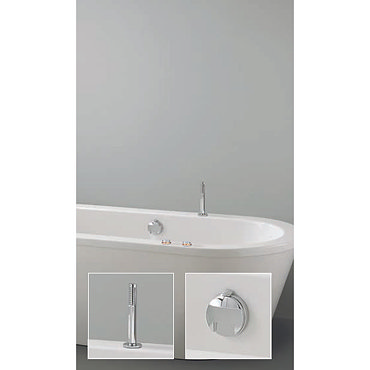 Crosswater Digital Cobra Duo Bath with Bath Filler Waste and Pull Out Handshower Profile Large Image