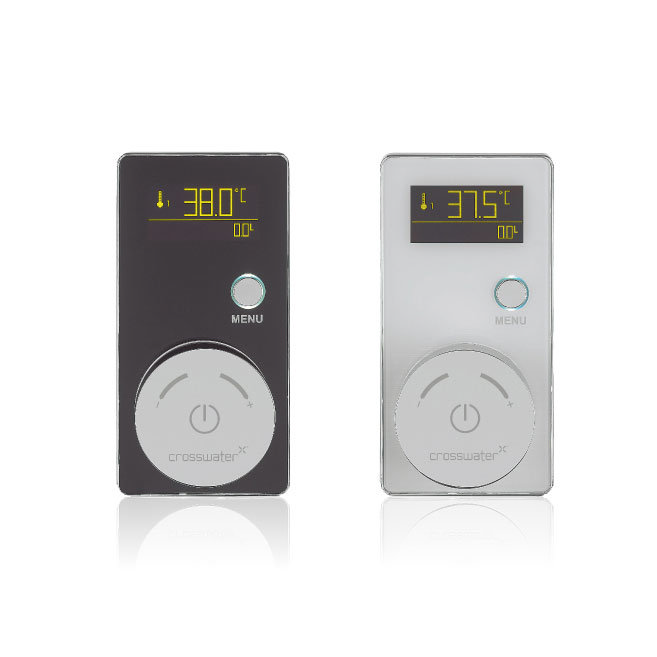 Crosswater Digital Elite 3-Way Shower Processor and Controller - 2 x Colour Options In Bathroom Larg