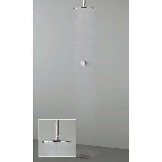 Crosswater Digital Exige Solo with Ceiling Mounted Fixed Shower Head Large Image