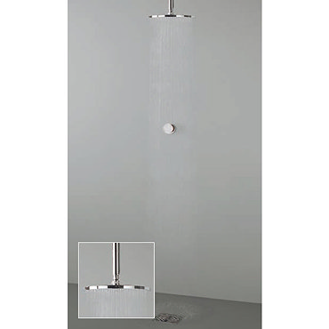 Crosswater Digital Exige Solo with Ceiling Mounted Fixed Shower Head Profile Large Image