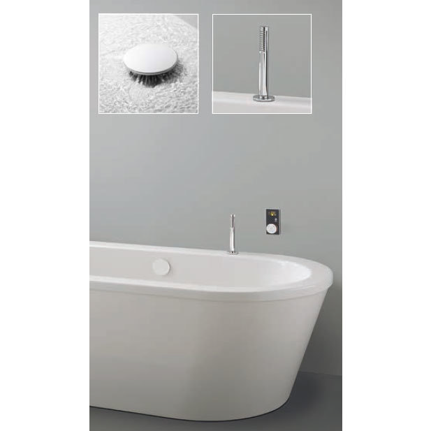 Crosswater Digital Ultimate Elite Bath with Bath Filler and Pull Out Hand Shower Large Image