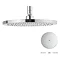 Crosswater Digital Vision Duo Bath with Bath Spout and Wall Mounted Fixed Showerhead Standard Large 