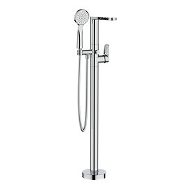 Crosswater Drift Floor Mounted Freestanding Bath Shower Mixer - Chrome