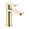 Crosswater Drift Mono Basin Mixer with Clicker Waste - Brushed Brass
