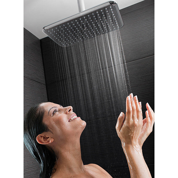 Crosswater - Essence 320mm Rectangular Fixed Showerhead - FH321C  Feature Large Image