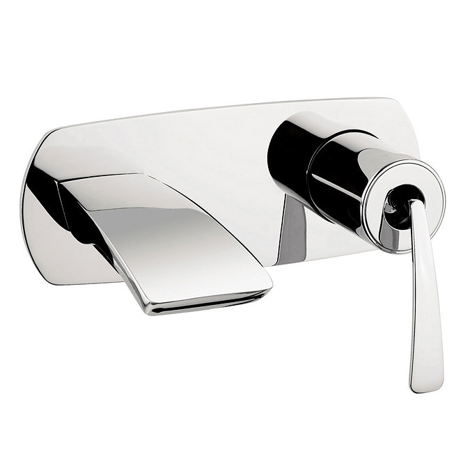 Crosswater - Essence Wall Mounted 2 Hole Set Basin Mixer - ES121WNC Large Image