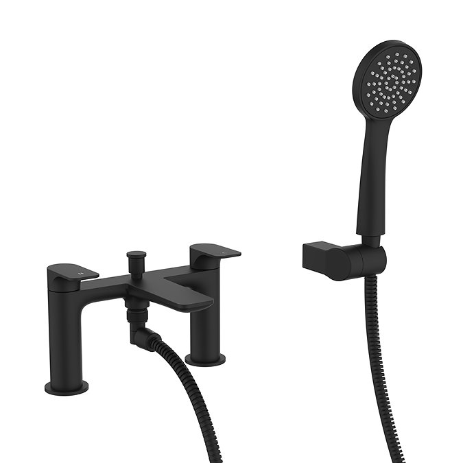 Crosswater Fuse Bath Shower Mixer with Kit - Matt Black