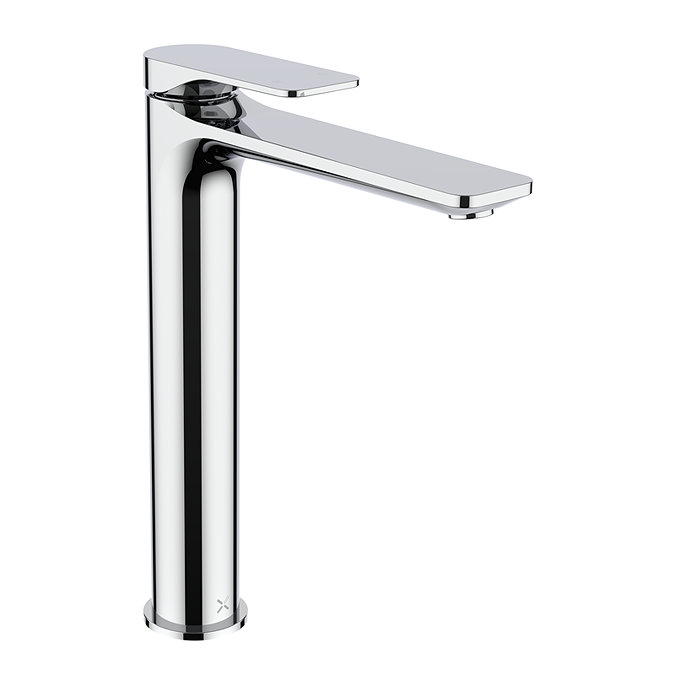 Crosswater Fuse Tall Mono Basin Mixer with Clicker Waste - Chrome