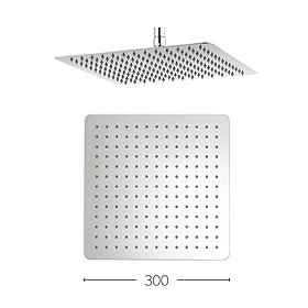 Crosswater - Glide 300mm Square Fixed Showerhead - FH330SR+ Large Image