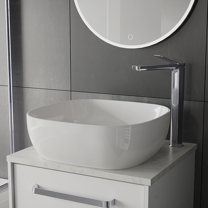 Crosswater Glide II Chrome Tall Mono Basin Mixer - GD112DNC Profile Large Image