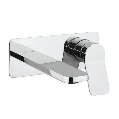 Crosswater Glide II Chrome Wall Mounted 2 Hole Set Basin Mixer - GD121WNC Large Image