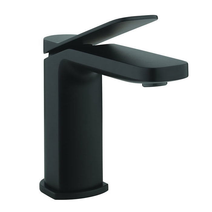 Crosswater Glide II Matt Black Mono Basin Mixer - GD110DNM Large Image