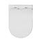 Crosswater Glide II Soft Close Toilet Seat White - GL6105W Large Image