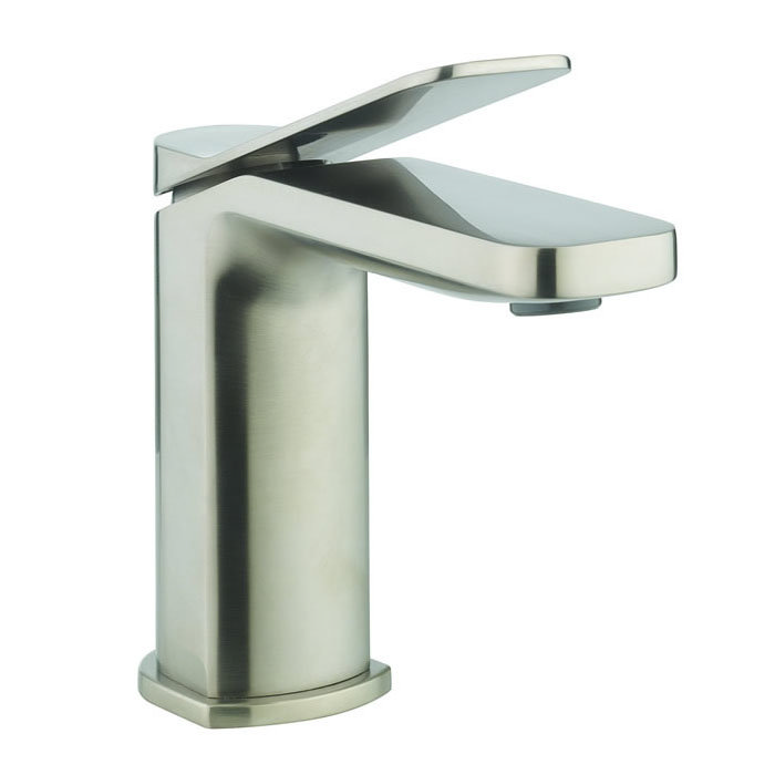 Crosswater Glide II Stainless Steel Effect Mono Basin Mixer - GD110DNV Large Image