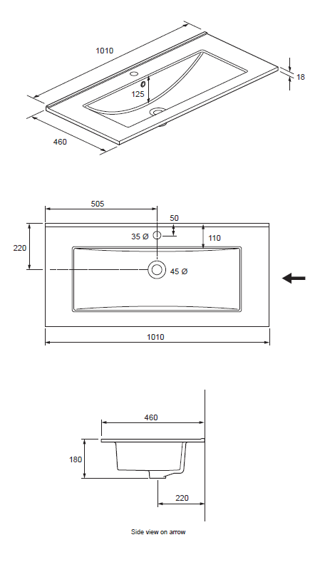 Width 1000mm