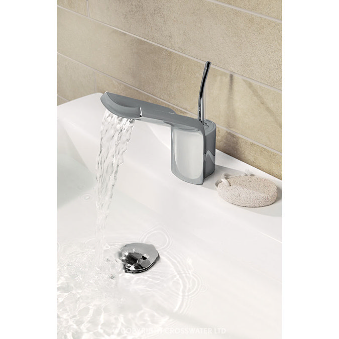 Crosswater - Glide Mini Monobloc Basin Mixer - GL114DNC Profile Large Image