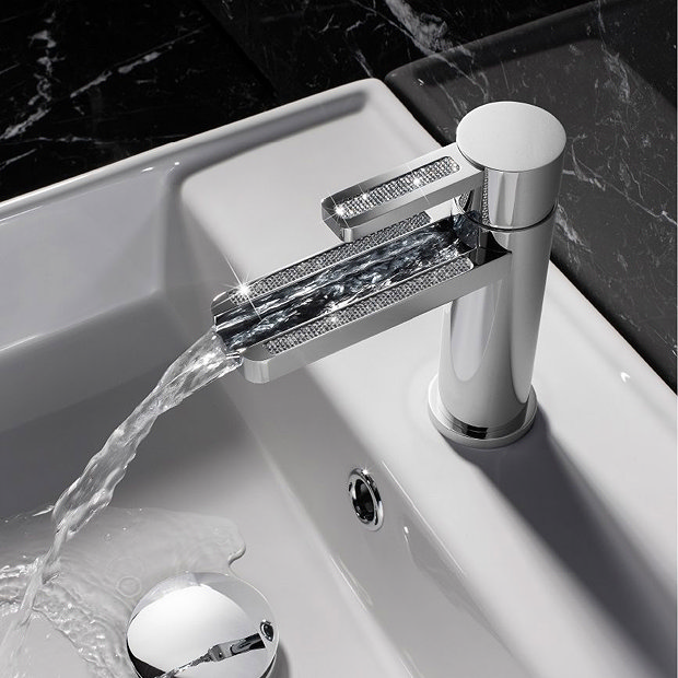 Crosswater Glitter Monobloc Basin Mixer | Victorian Plumbing.co.uk