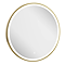 Crosswater Infinity 600mm Illuminated Mirror - Brushed Brass
