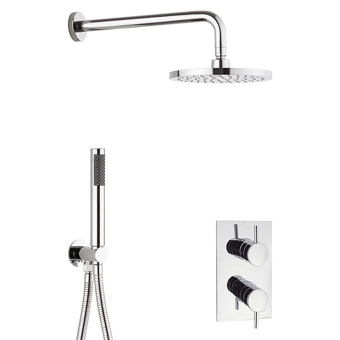 Crosswater Kai 2 Outlet 2-Handle Shower Bundle Large Image