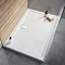 Crosswater Kai 25mm Rectangular Shower Tray + Waste  Profile Large Image